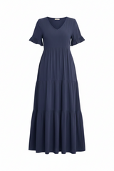 Vestido Casual Vuelo Liso