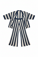 Conjunto Camisa Rayas + Pantalón Wide Leg
