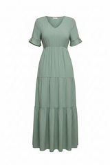 Vestido Casual Vuelo Liso