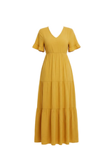 Vestido Casual Vuelo Liso