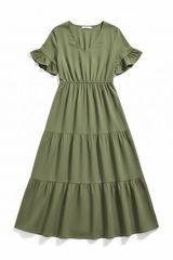 Vestido Casual Vuelo Liso