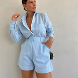 Conjunto Blazer + Bermudas Sastre