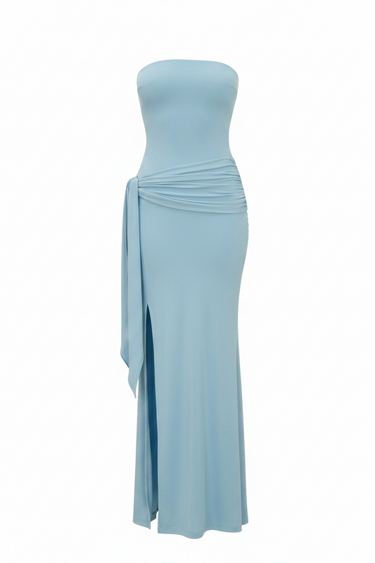 Vestido Halter Espalda Descubierta